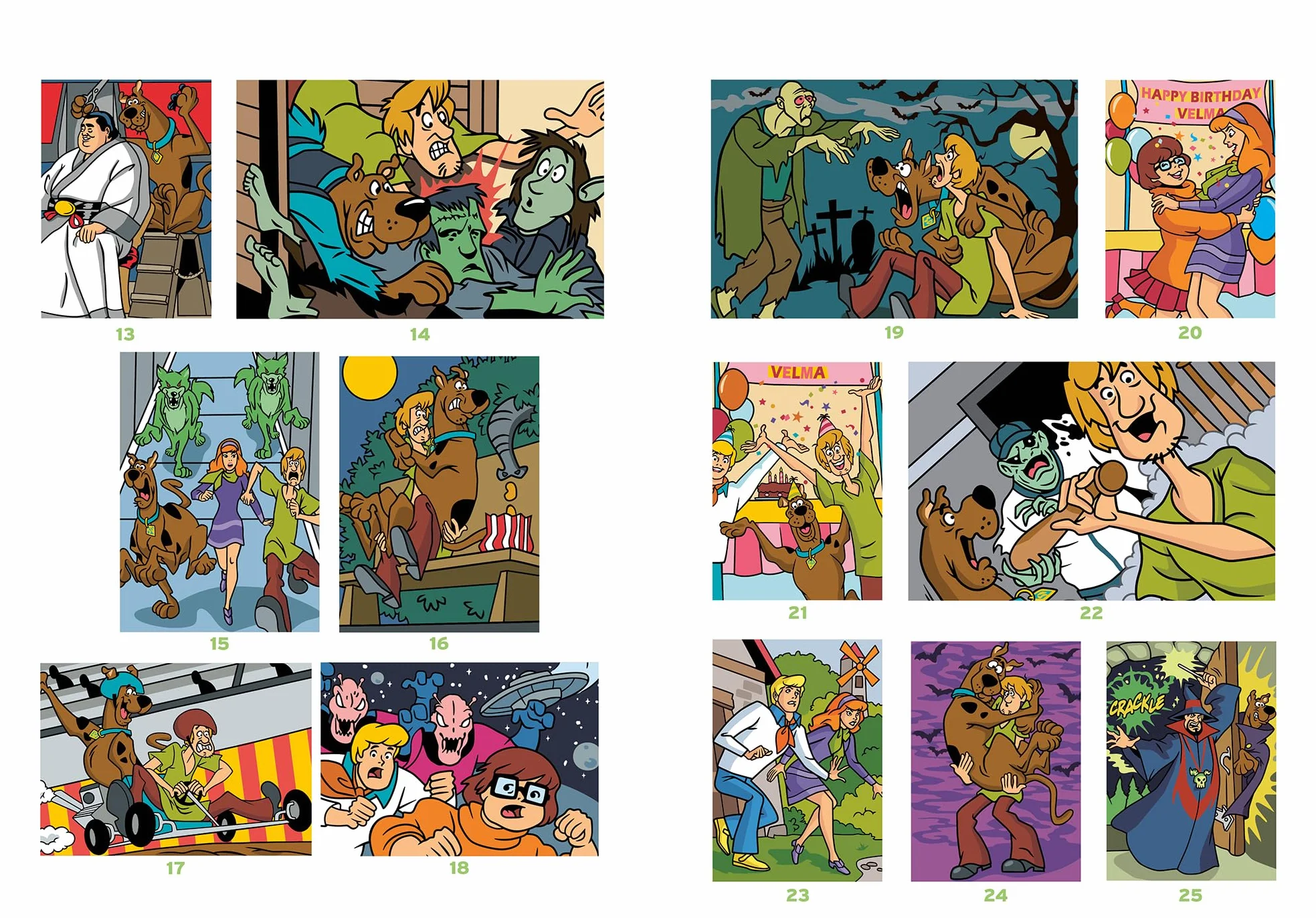 Coloriages mystères - Scooby-Doo