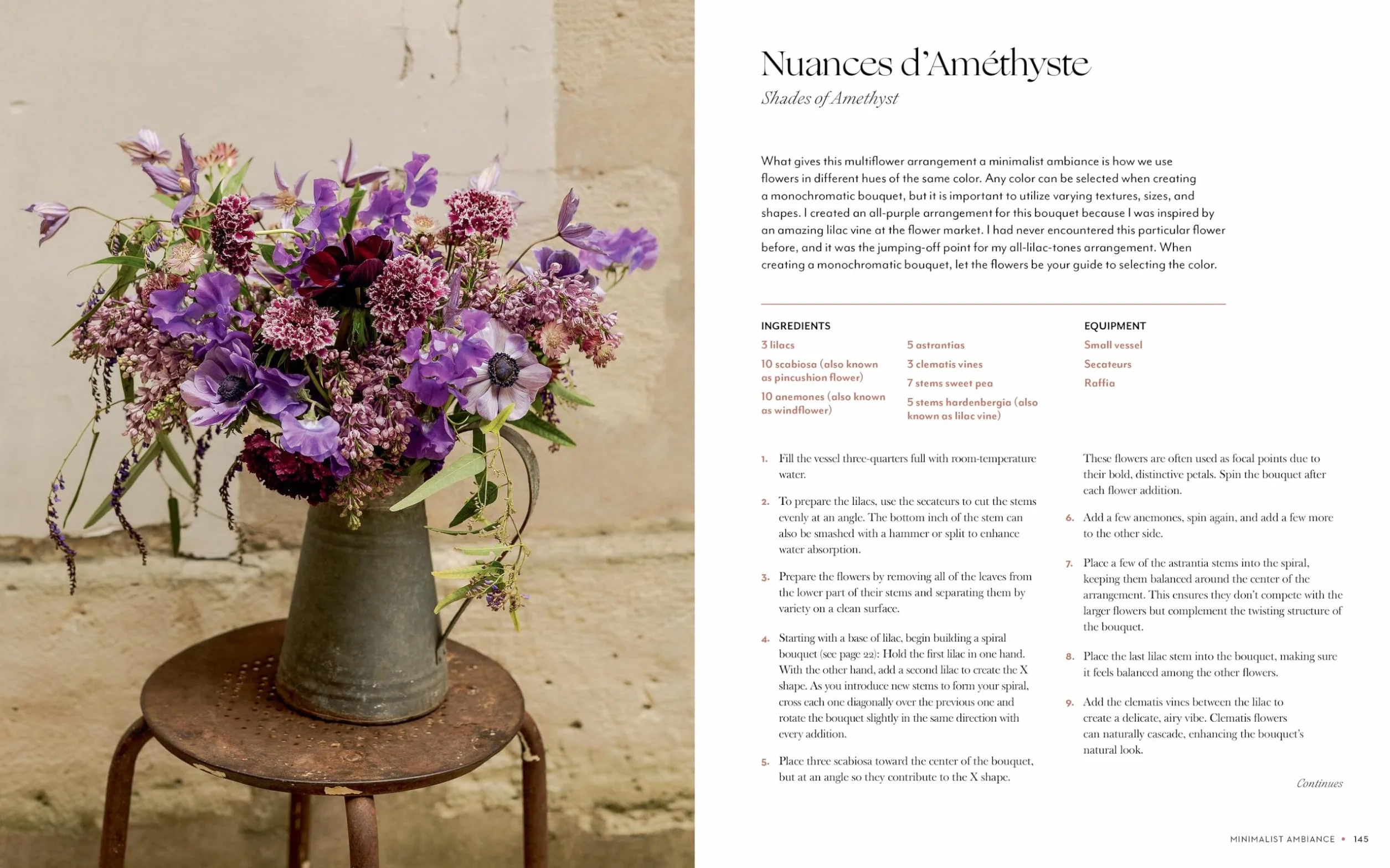 Fleurs: Bouquets, Arrangements, and French Floral Inspirations