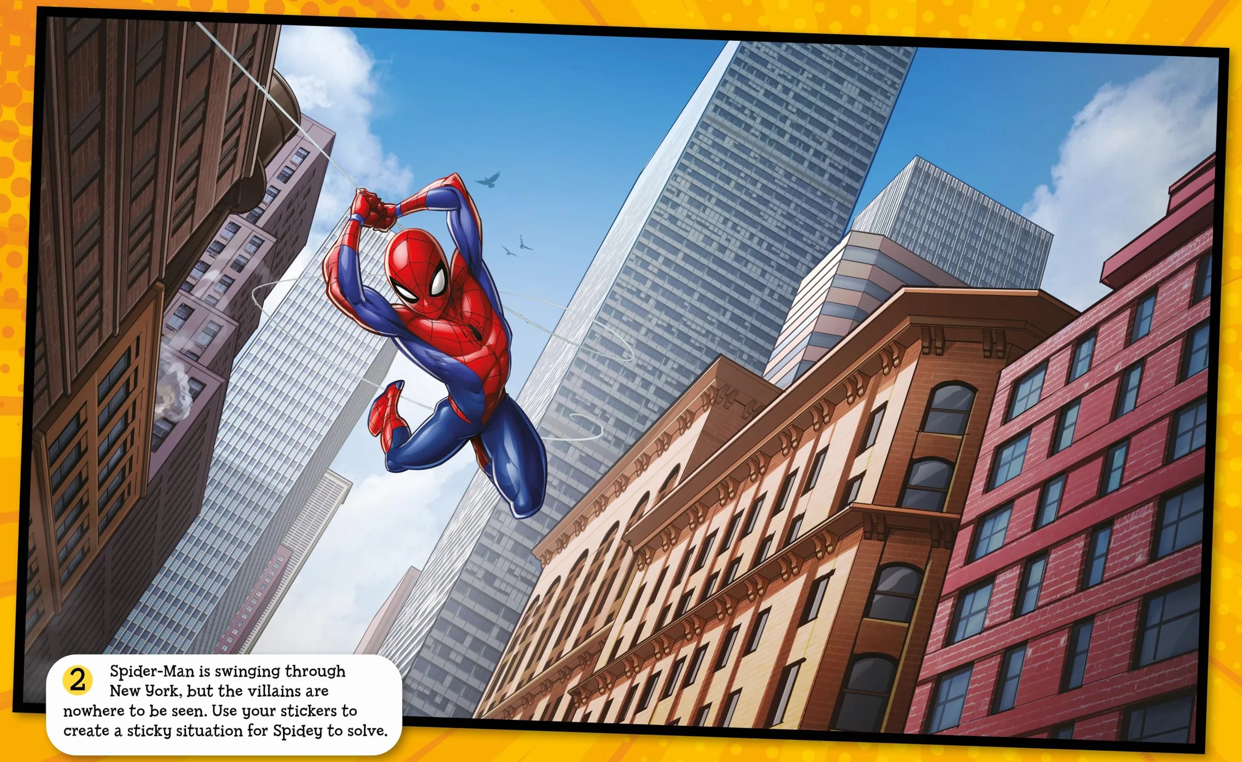 Marvel Spider-Man Story Book and Activity Book Set