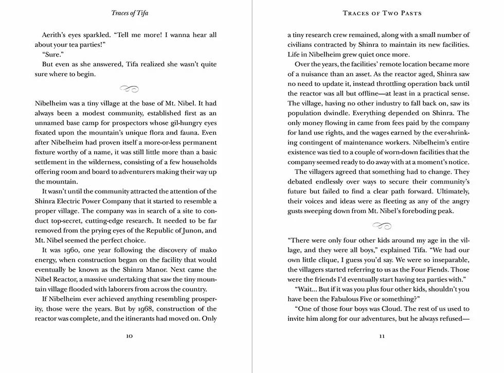 FINAL FANTASY VII REMAKE TRACE OF TWO PASTS HC NOVEL: Traces of Two Pasts