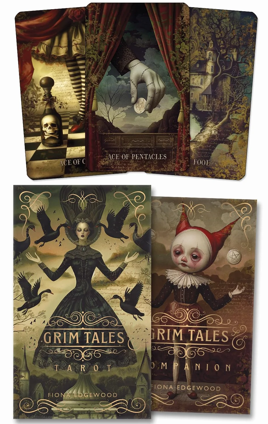 Grim Tales Tarot: 78 Cards and 188-Page Guidebook