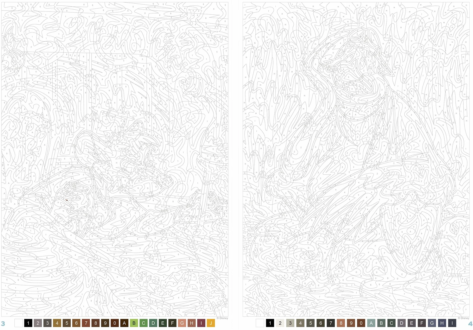 Coloriages mystères Disney - Petites bêtes