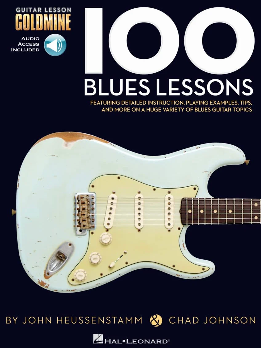 100 blues lessons guitare +cd: Guitar Lesson Goldmine Series