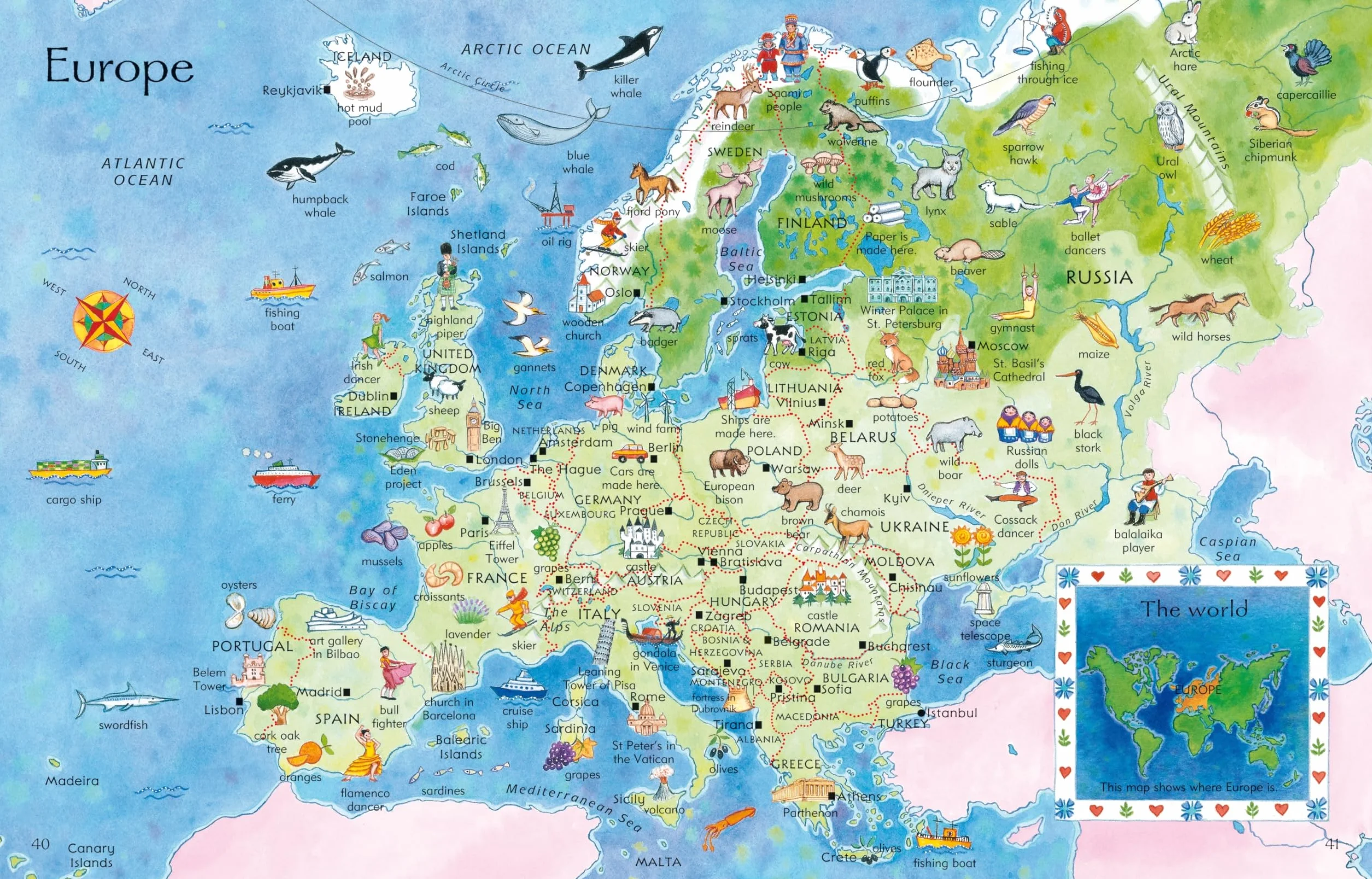 The Usborne Children's Picture Atlas: 1