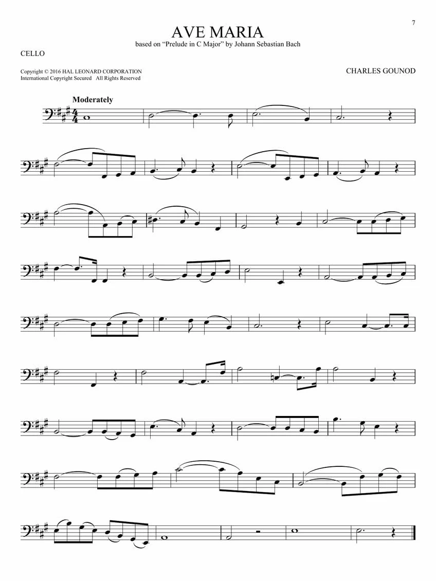 101 classical themes for cello