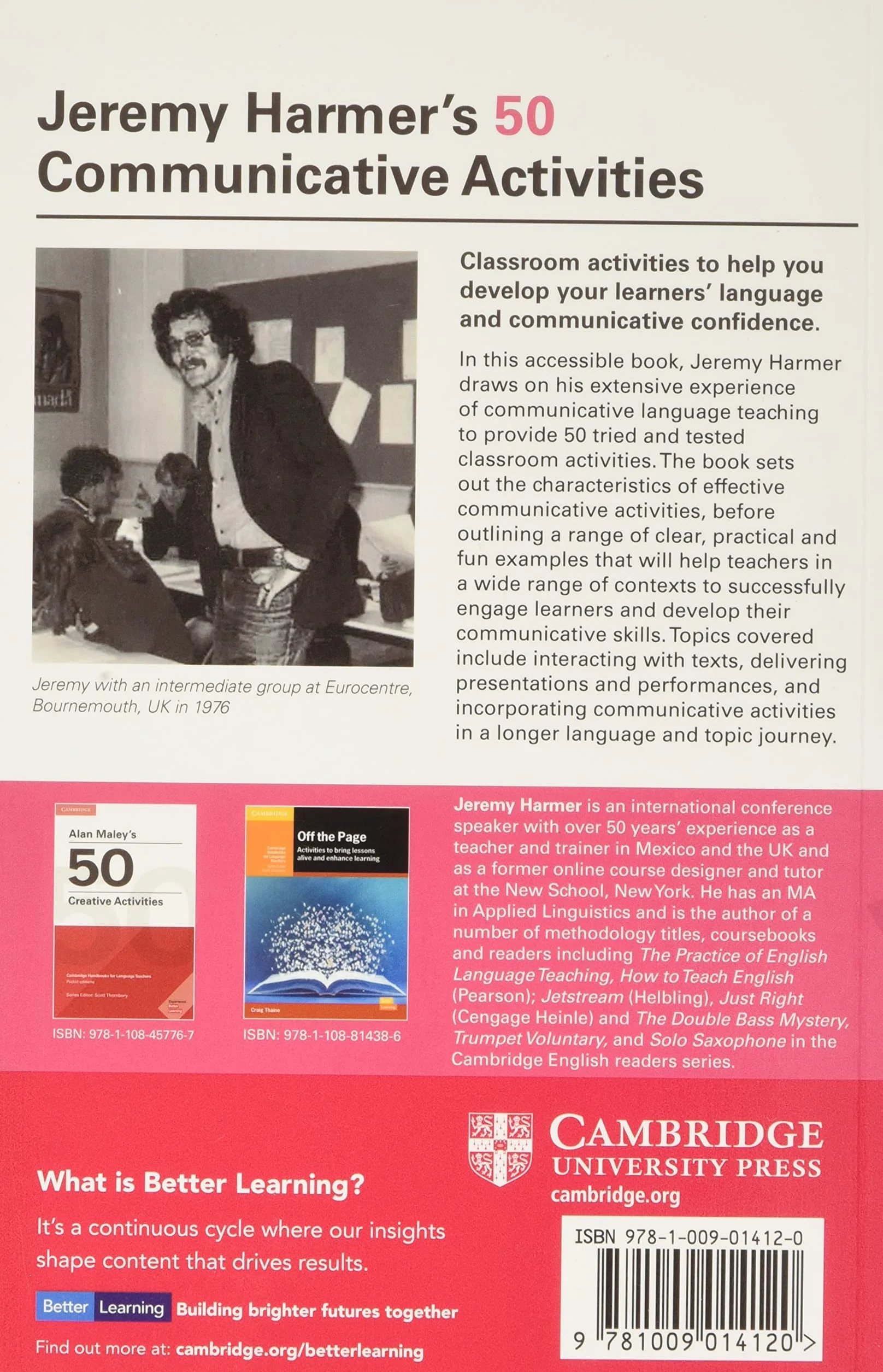 Jeremy Harmer's 50 Communicative Activities: Cambridge Handbooks for Language Teachers Pocket Editions
