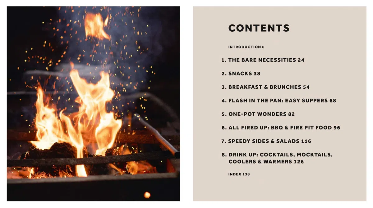 The Camping Cookbook: The ultimate outdoor cookbook guide with over 60 delicious recipes for adventurous food enthusiasts