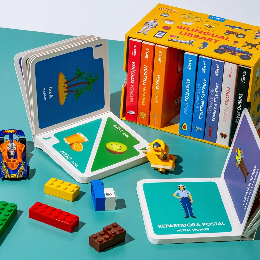 My First Bilingual Library: A Spanish-English Vocabulary Board Book Set of Colors, Numbers, Animals, ABCs, and More: 2