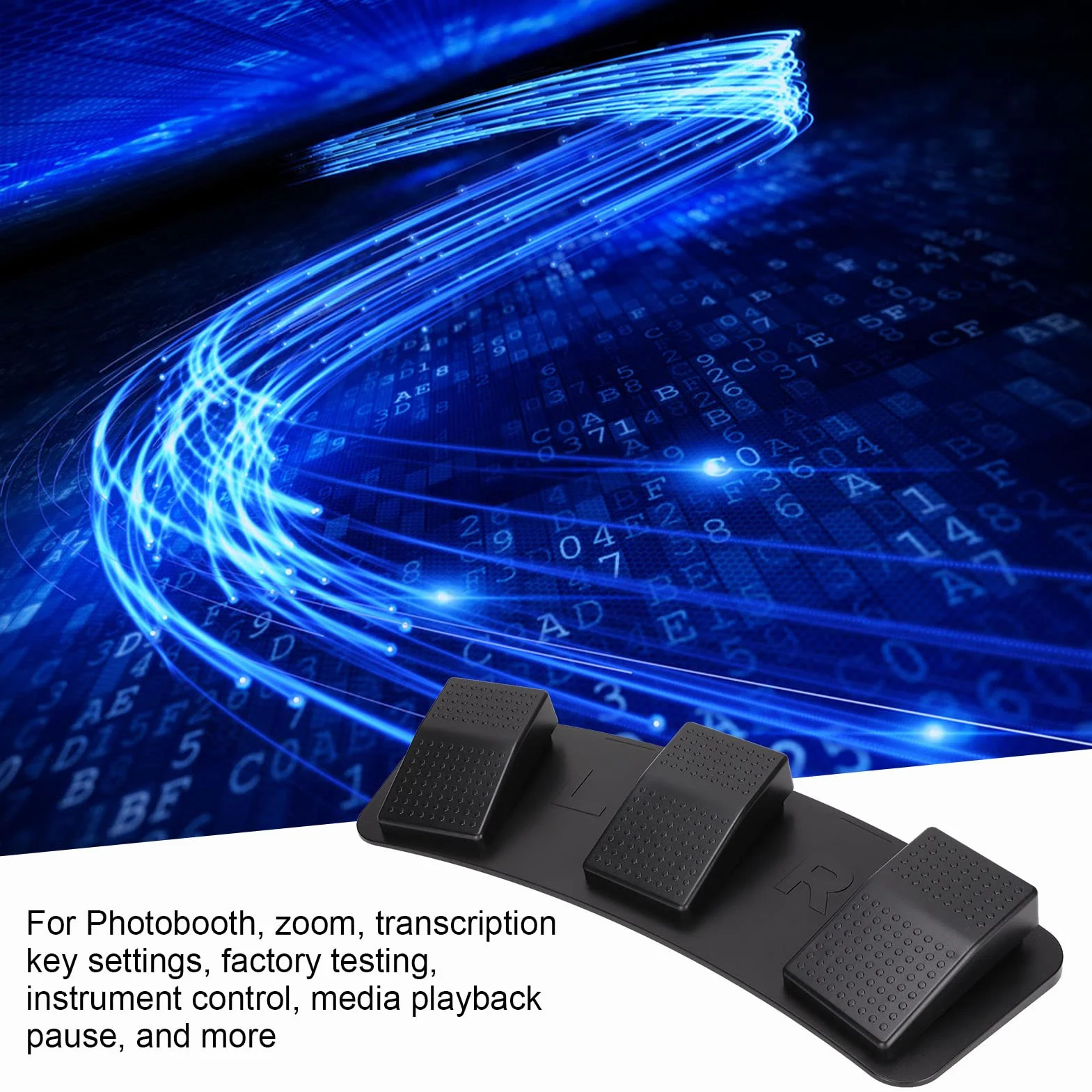 Pedal z Triple Foot Switch USB, PC Triple Foot Switch 3 Klucz Klawisz Klawiatura do Gry w grę Wideo Sterowanie Sprzętu ((wyłącznik fotoelektryczny))