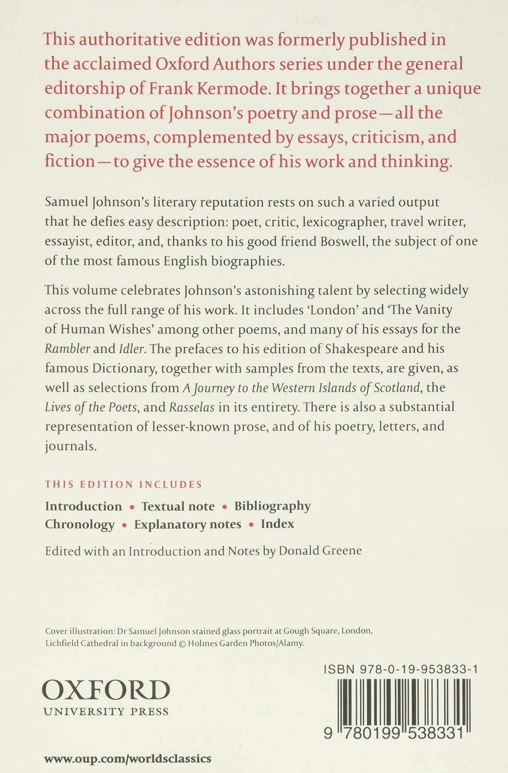 Samuel johnson - the major works