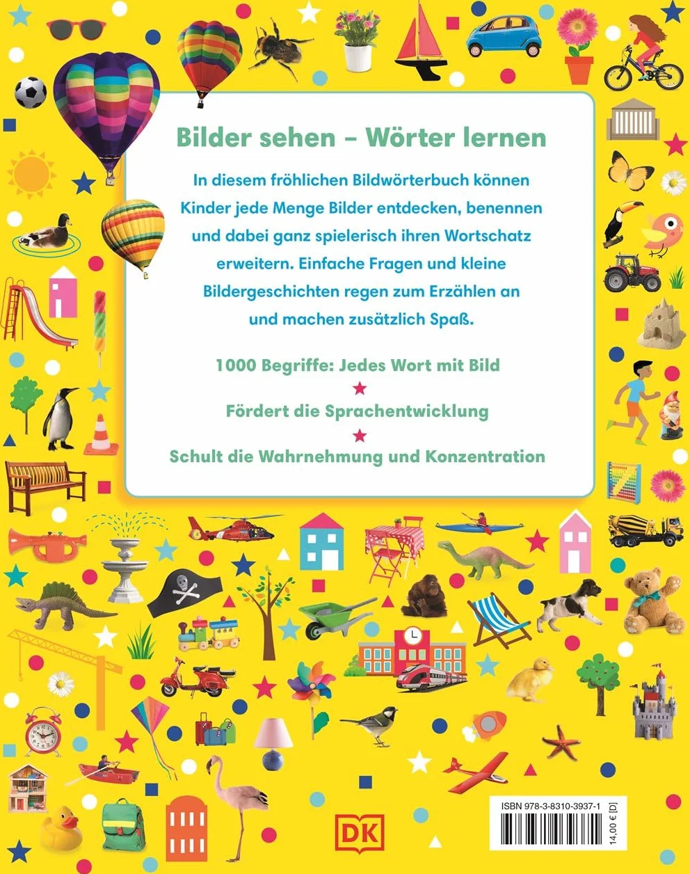 1000 erste Wörter: Mein Bildwörterbuch für den Kindergarten