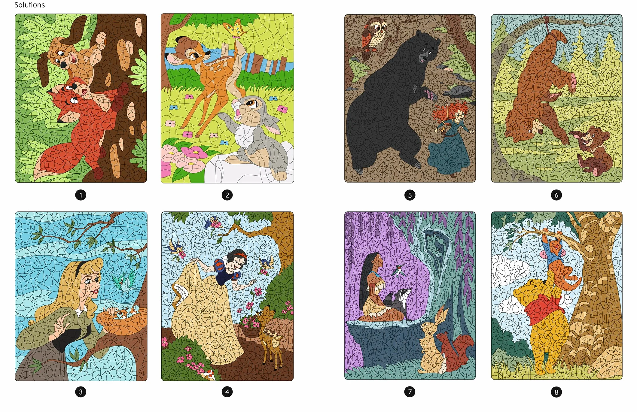 DISNEY - Coloriages Magiques - Mystères (7+) - La forêt