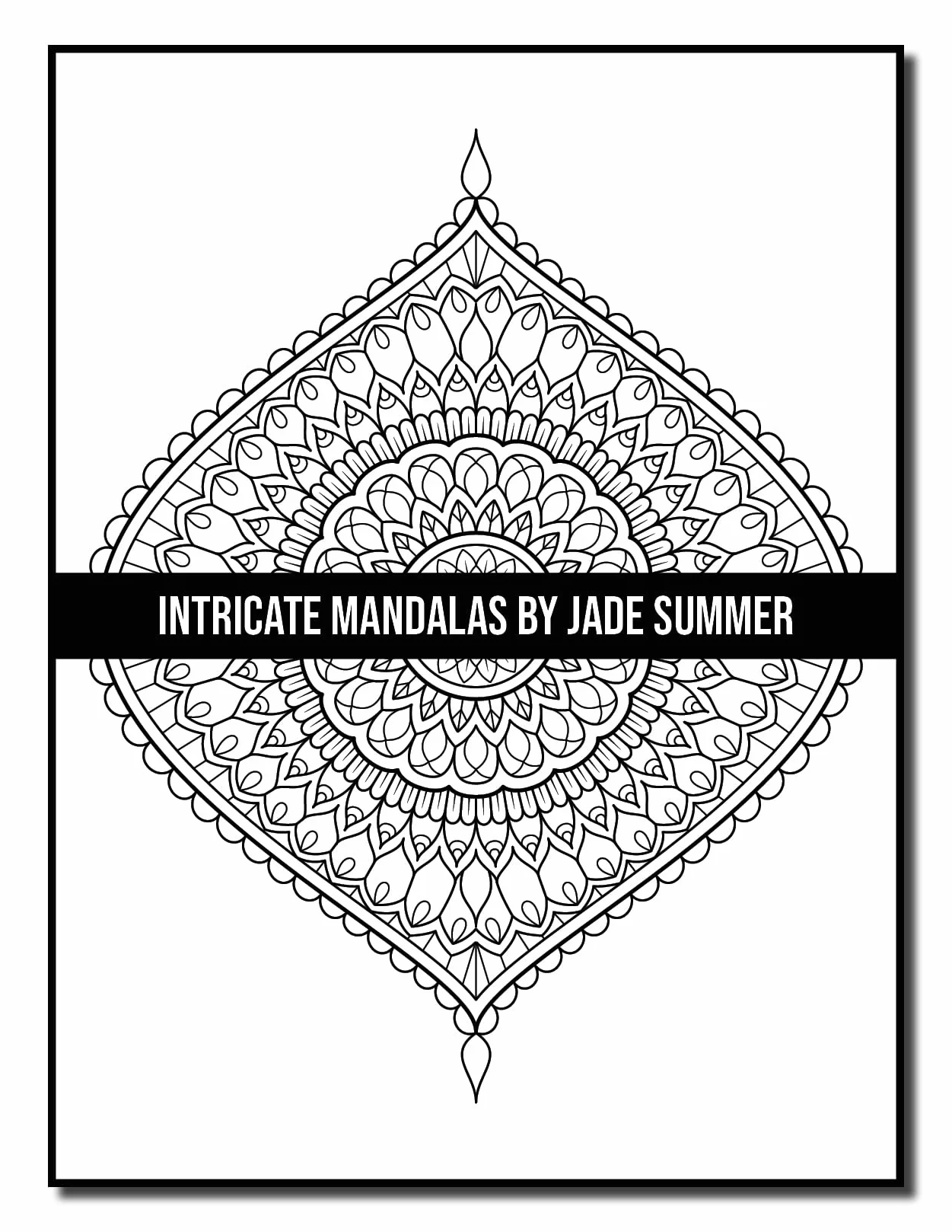 Intricate Mandalas: An Adult Coloring Book with 50 Detailed Mandalas for Relaxation and Stress Relief