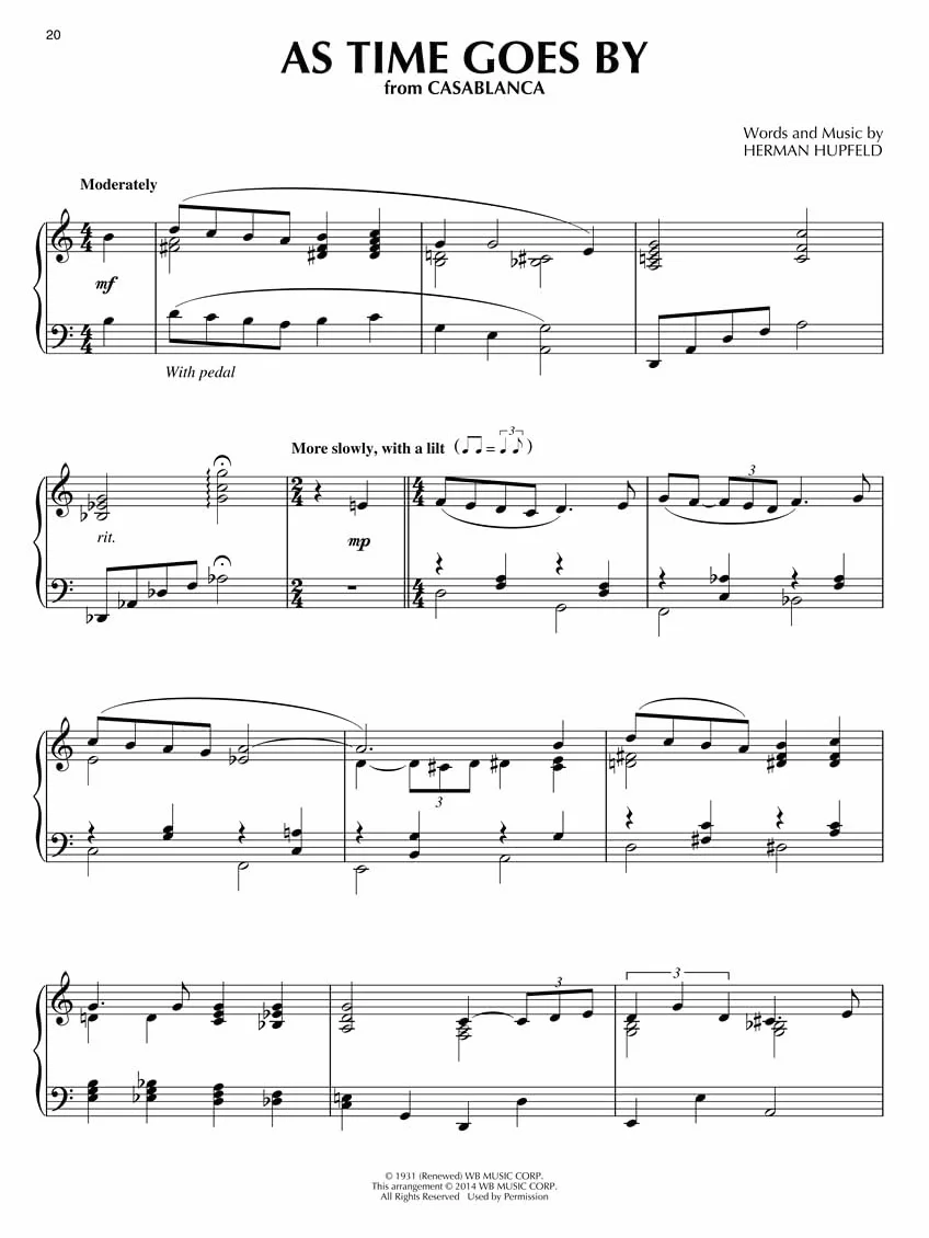 100 MOVIE SONGS FOR PIANO SOLO PIANO