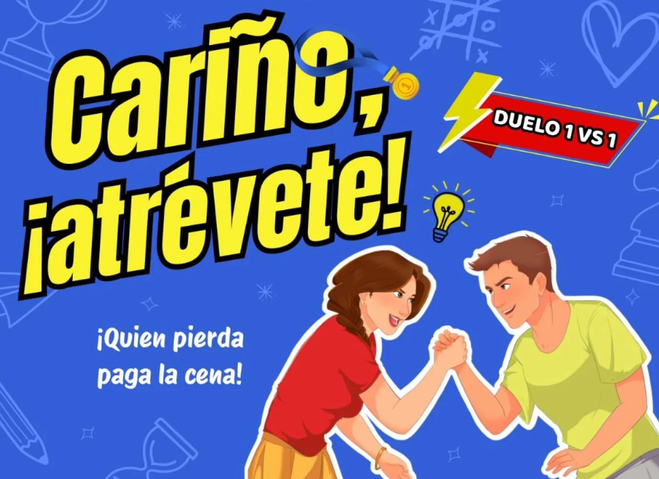 Cariño, ¡atrévete!: El libro de retos uno contra uno en pareja. Perfecto para divertirse juntos y decir adiós al aburrimiento.