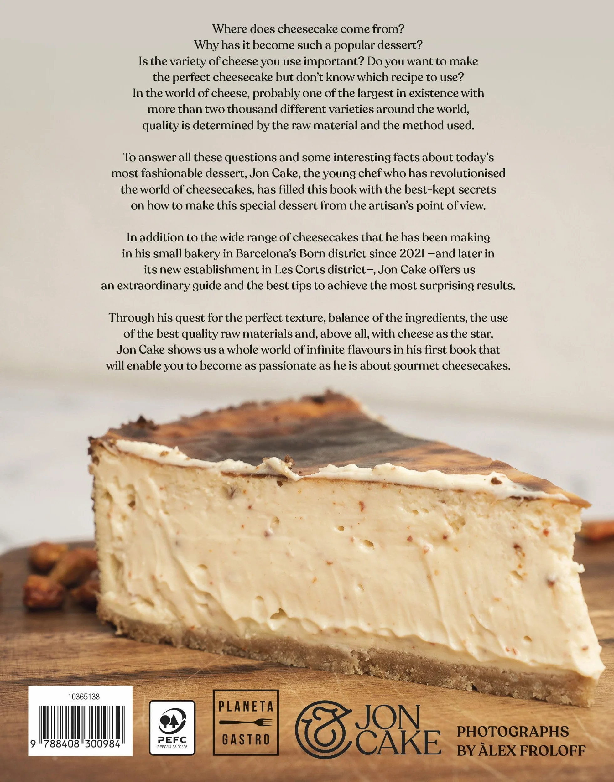 JONCAKE. Edición en inglés: Gourmet cheesecakes