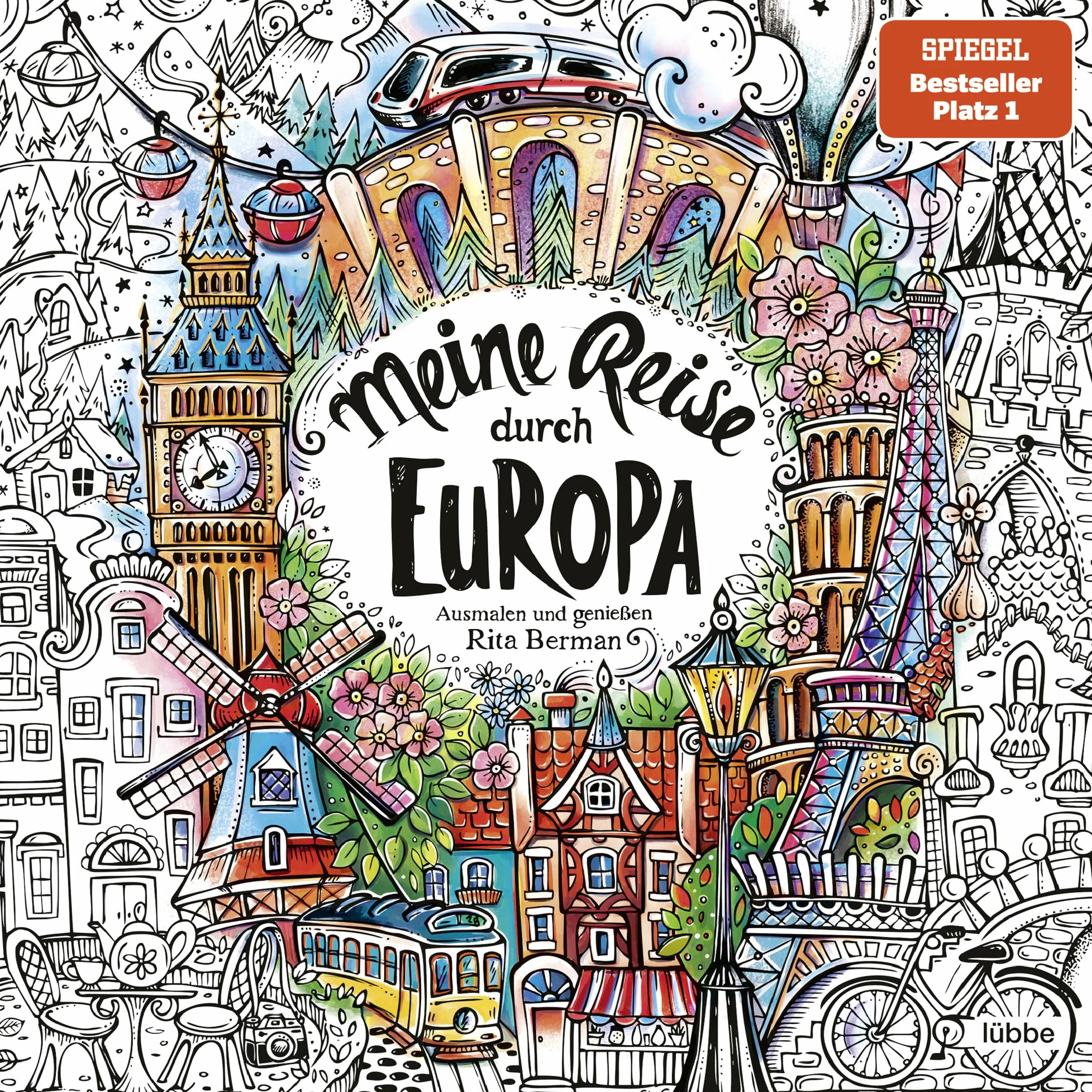 Meine Reise durch Europa: Ausmalen und genießen: 6