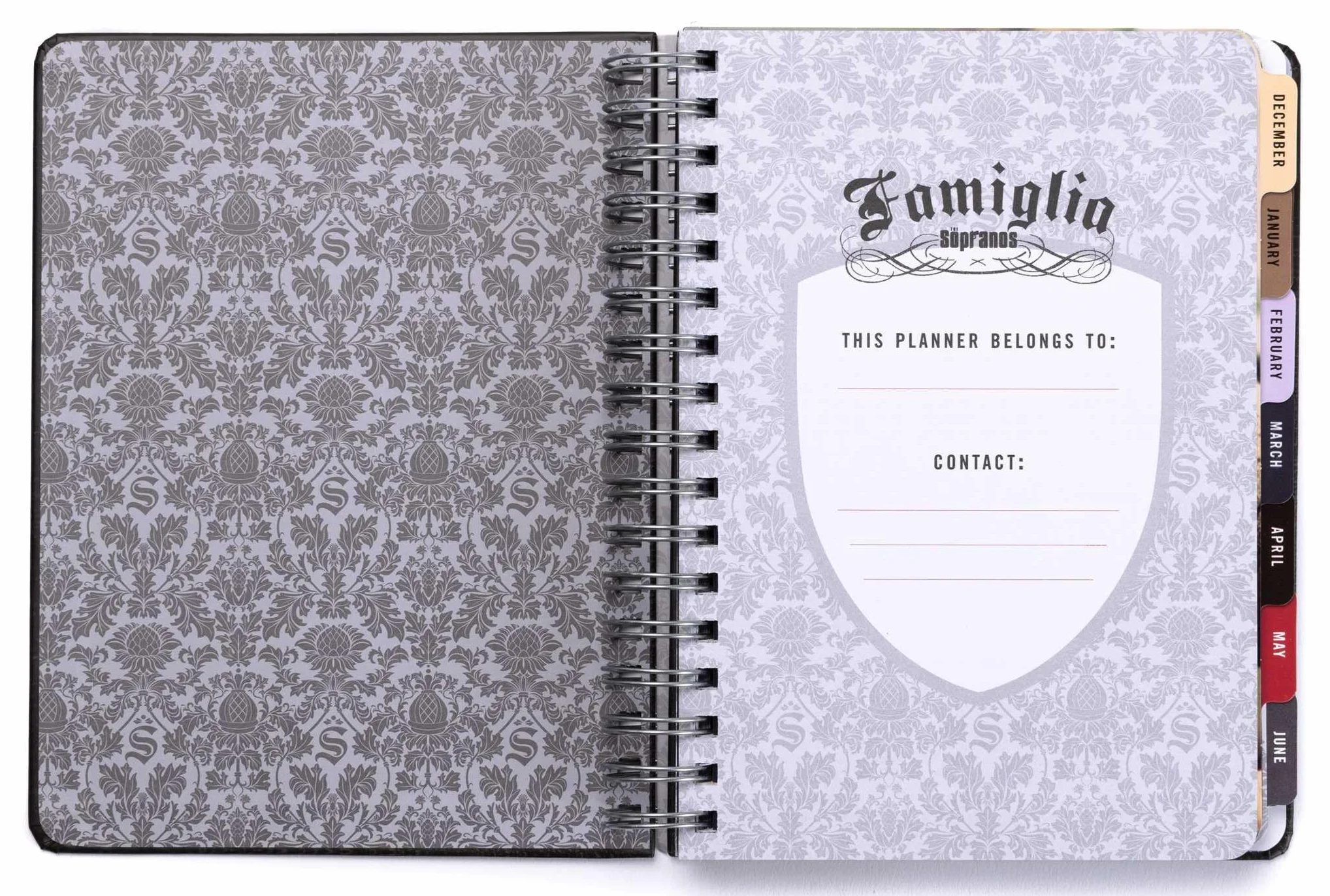 2025 The Sopranos 13-Month Weekly Planner