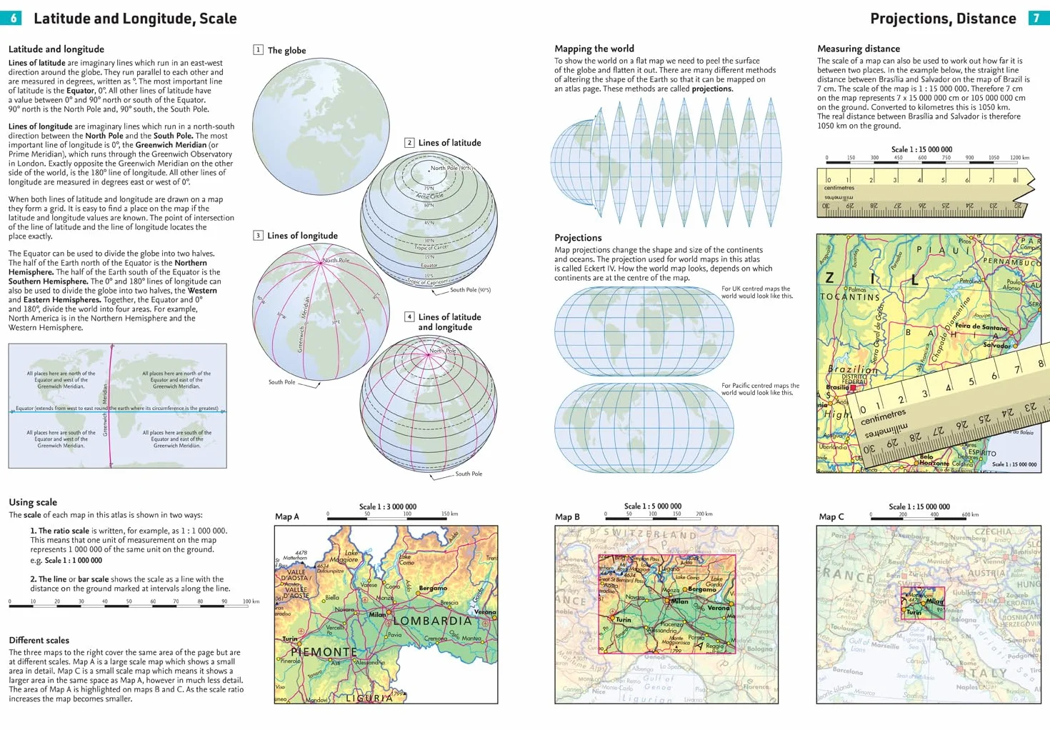 Collins School Atlas: Ideal for learning at school and at home