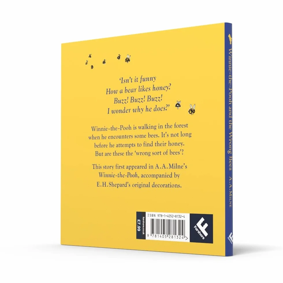 Winnie-the-Pooh: Winnie-the-Pooh and the Wrong Bees: Special Edition of the Original Illustrated Storybook by A.A.Milne with E.H.Shepard’s Iconic Decorations, Perfect for Children Aged 5+