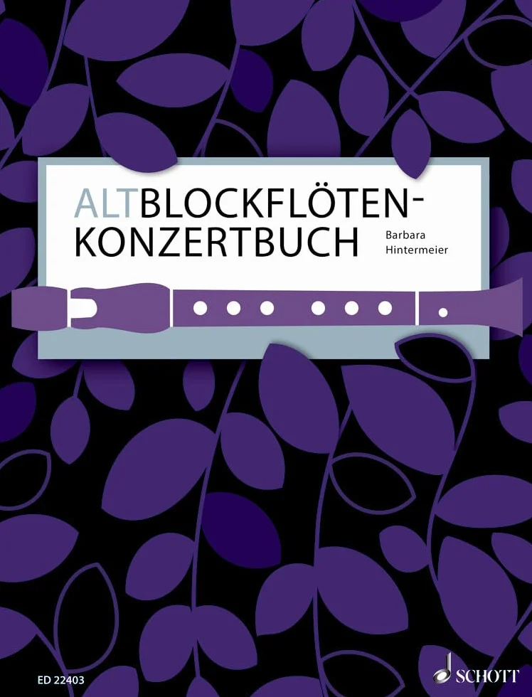Altblockflöten-Konzertbuch: 60 Stücke aus 5 Jahrhunderten. treble recorder and piano.