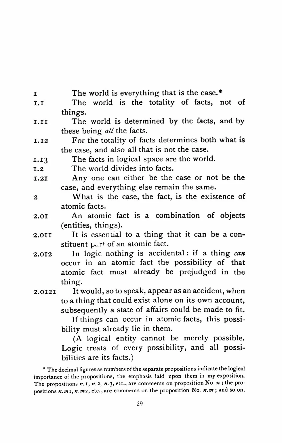 Tractatus Logico-Philosophicus