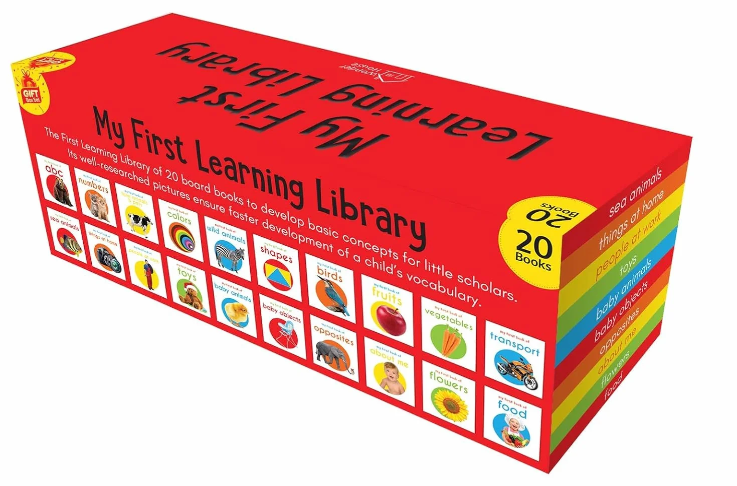 My First Learning Library Box Set 2: Box Set of 20 Board Books for Children