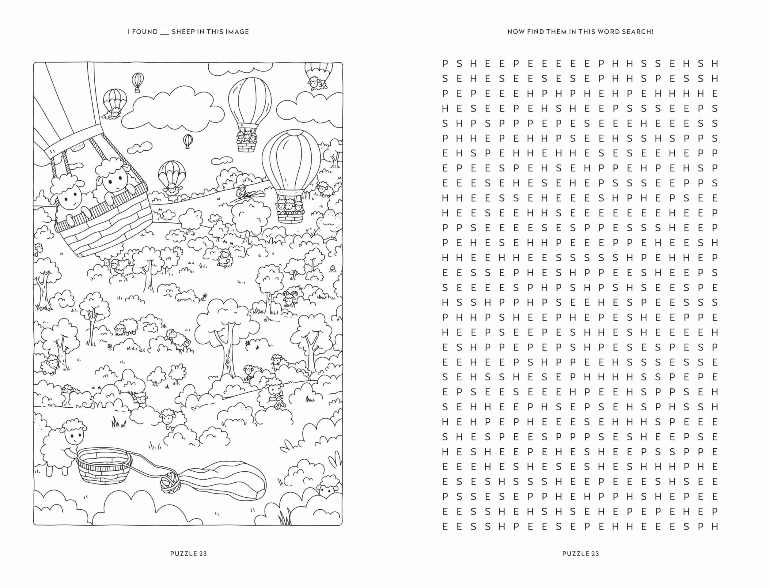 Counting Sheep: The Almost Impossible Bedtime Word Search