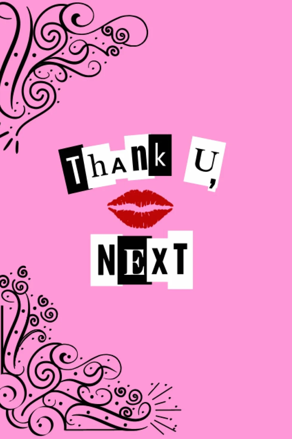 Thank U, Next Gratitude Notebook Journal