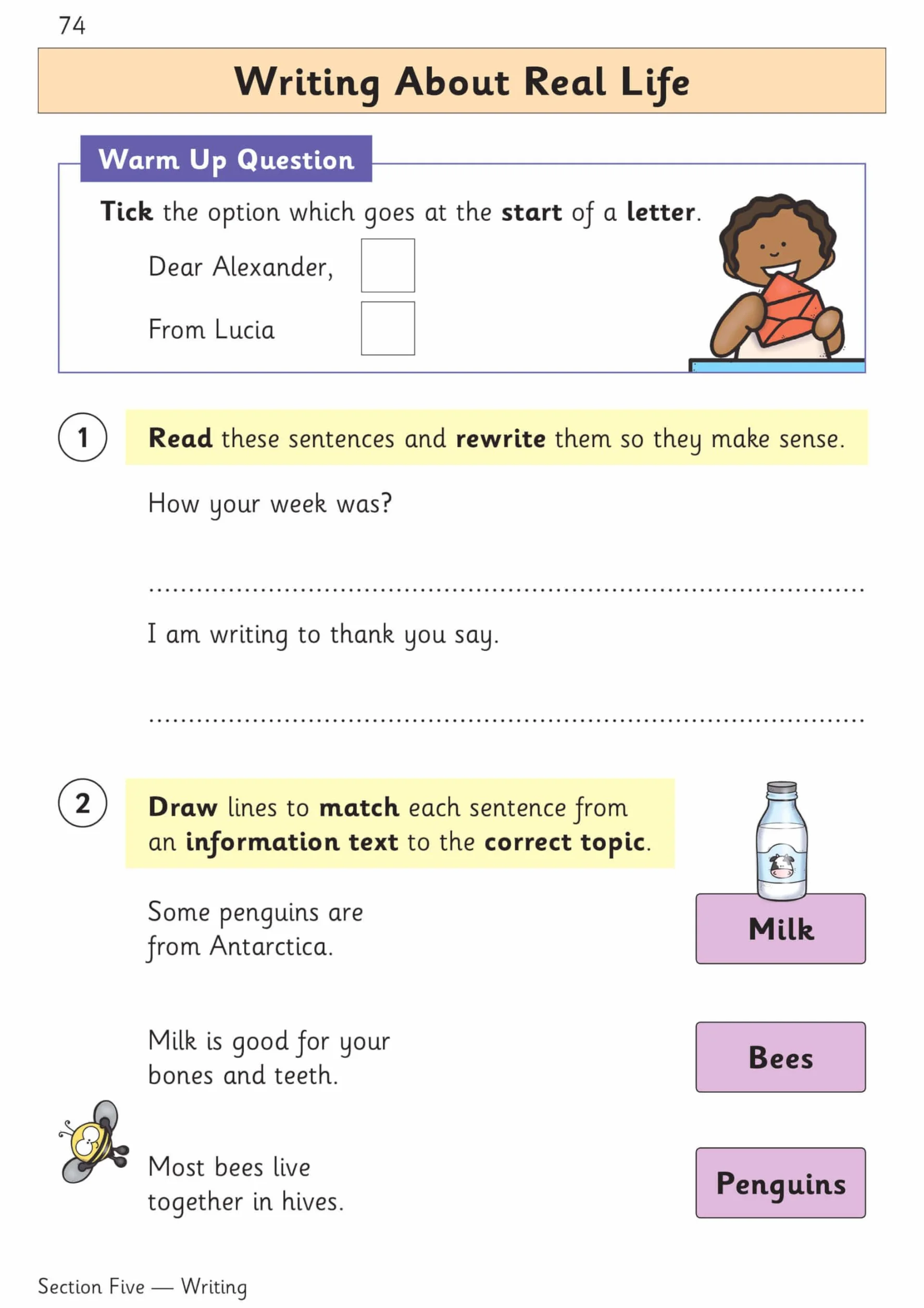 KS1 English Year 1 Targeted Question Book