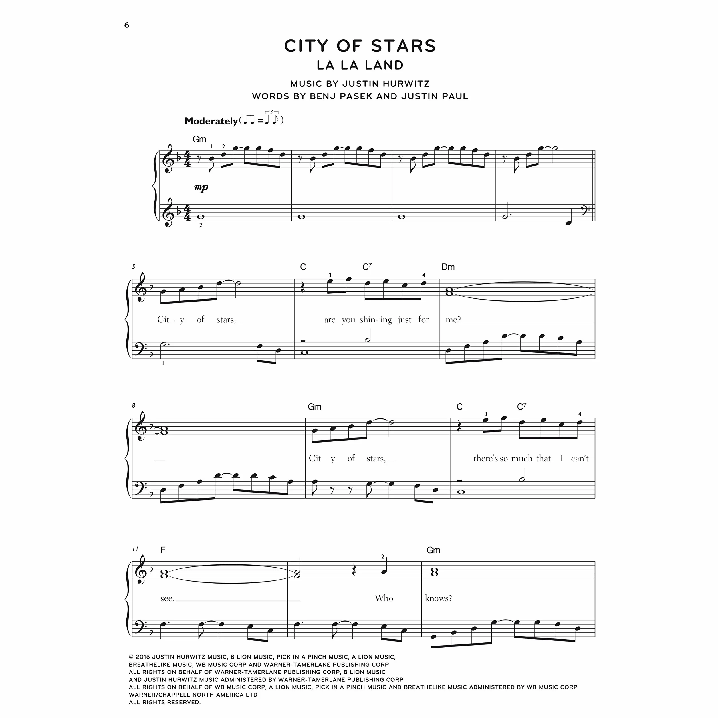 The Easy Piano Series: Film: 12 Pieces for Elementary Pianists