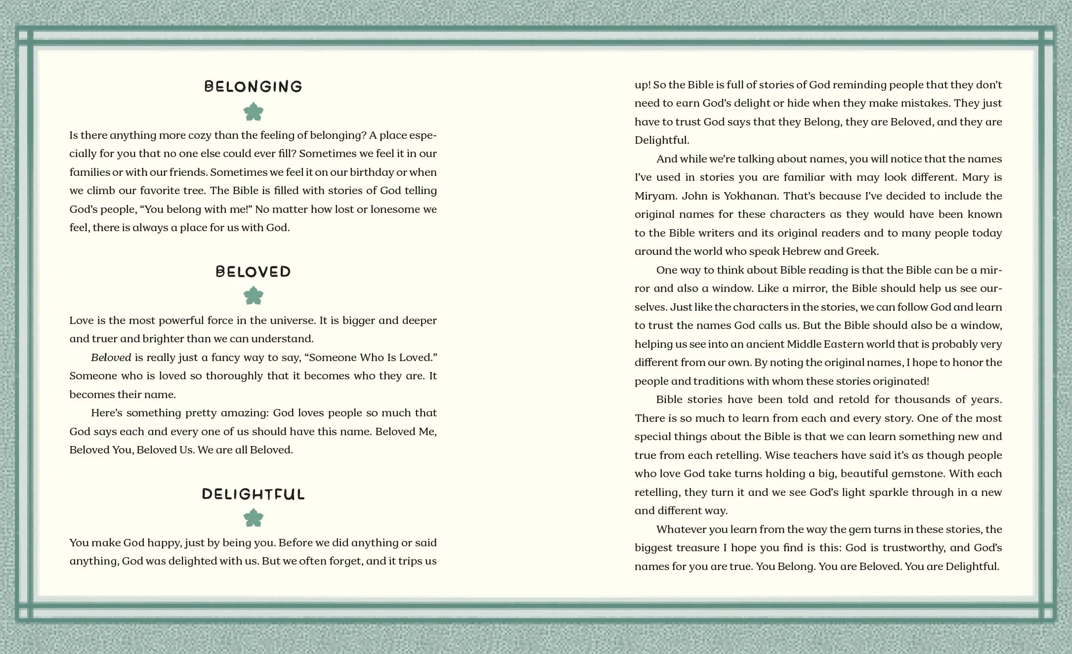 The Book of Belonging: Bible Stories for Kind and Contemplative Kids