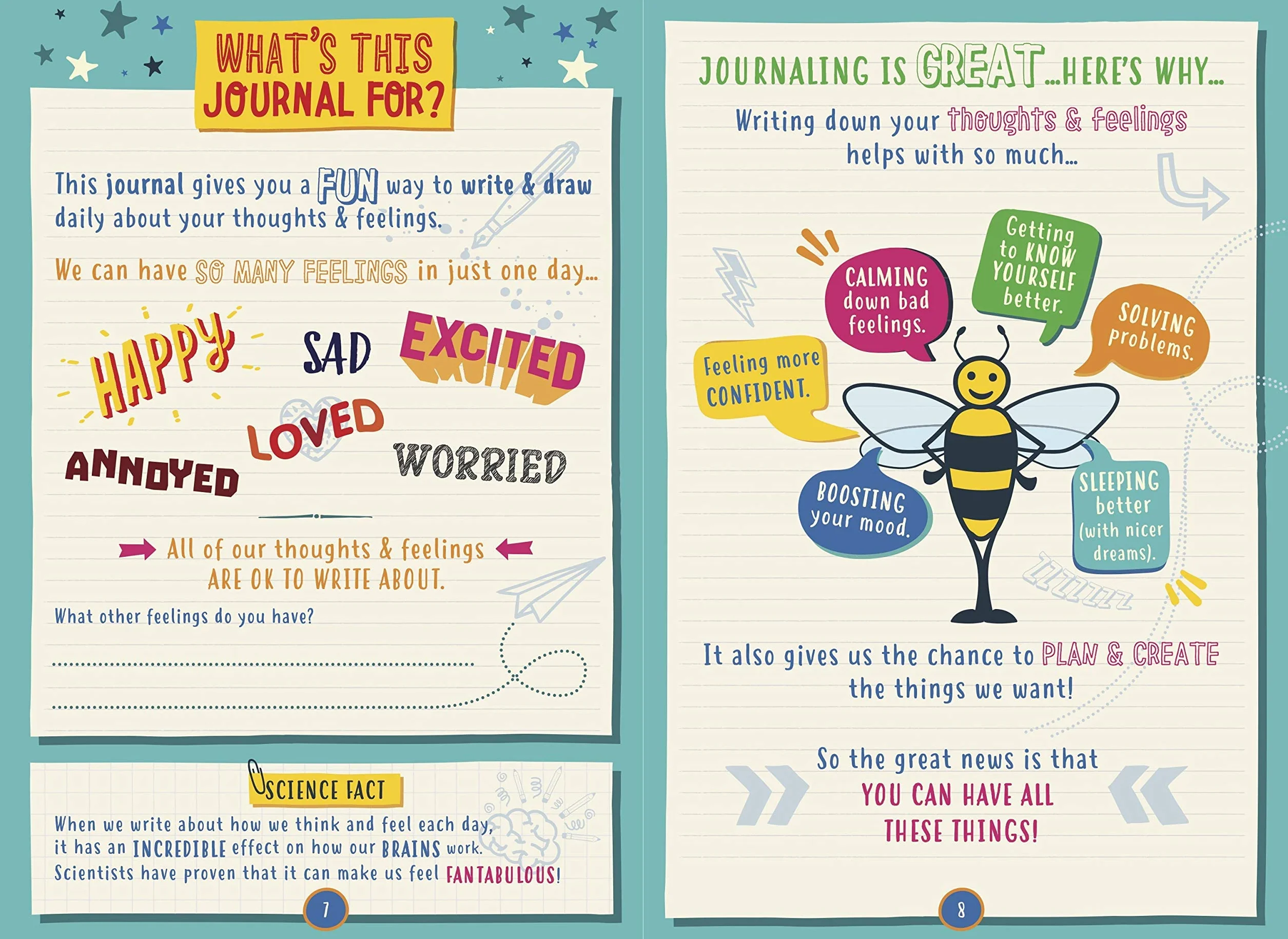 Happy Confident Me: Daily Journal - Gratitude and Growth Mindset Journal That Boosts Children's Happiness, Self-Esteem, Positive Thinking, Mindfulness and Resilience