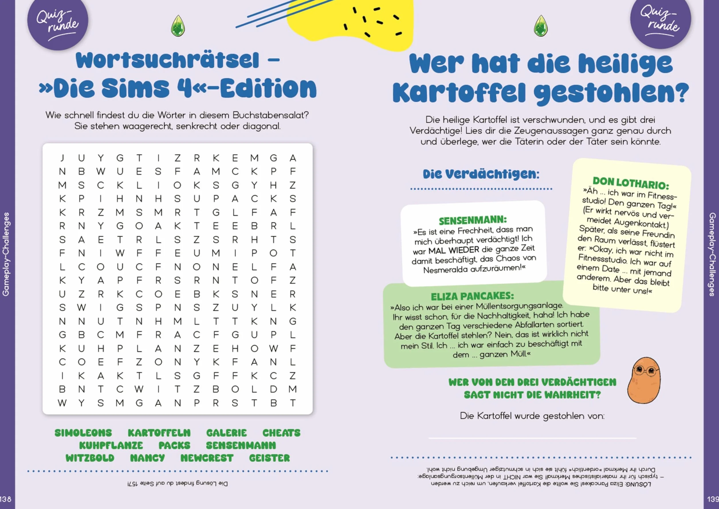 Simspiration: Chaos, Cheats und Challenges für 'Die Sims 4' von Nesmeraldas Simswelt