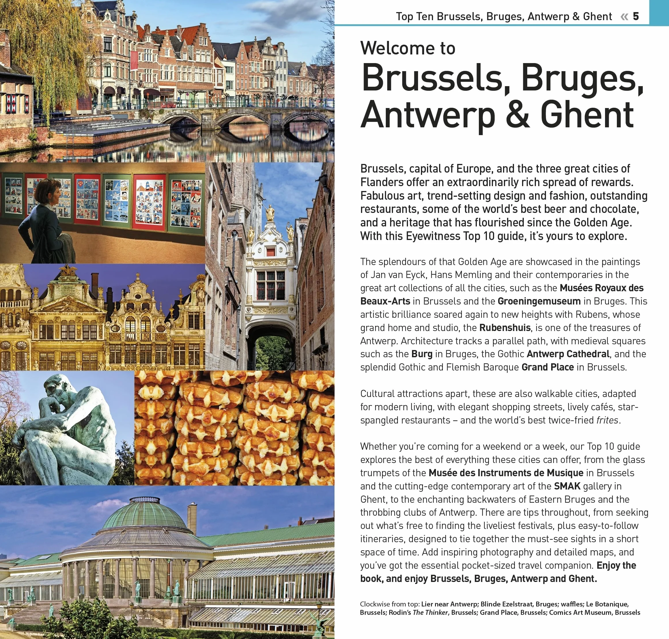 DK Eyewitness Top 10 Brussels, Bruges, Antwerp and Ghent: DK Eyewitness Travel Guide 2024