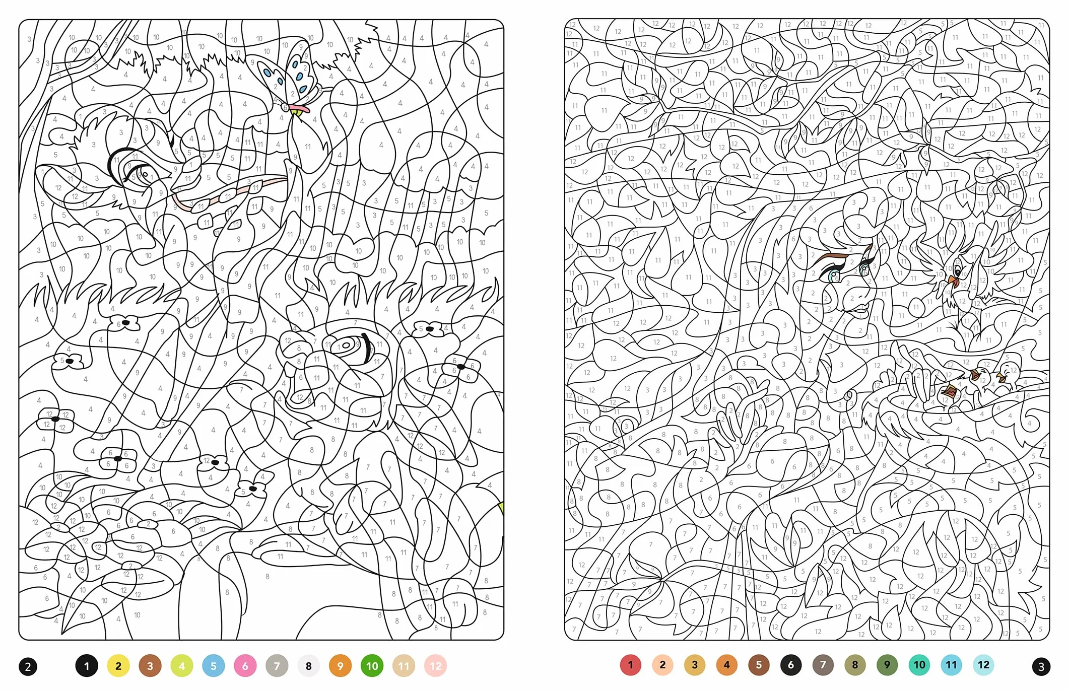 DISNEY - Coloriages Magiques - Mystères (7+) - La forêt