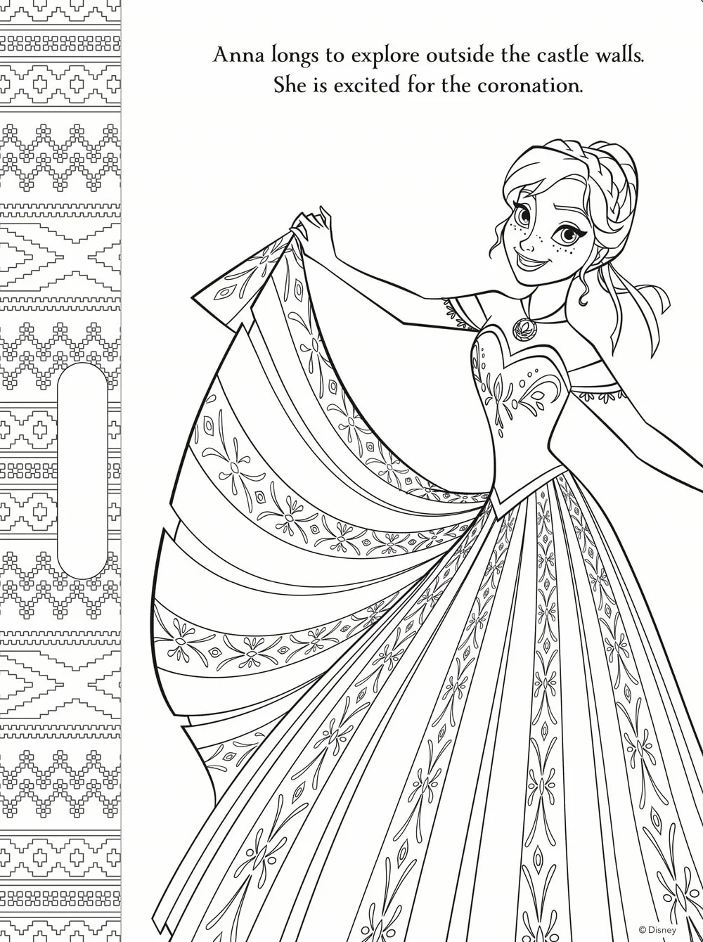 Disney Frozen: Giant Colour-Me Pad