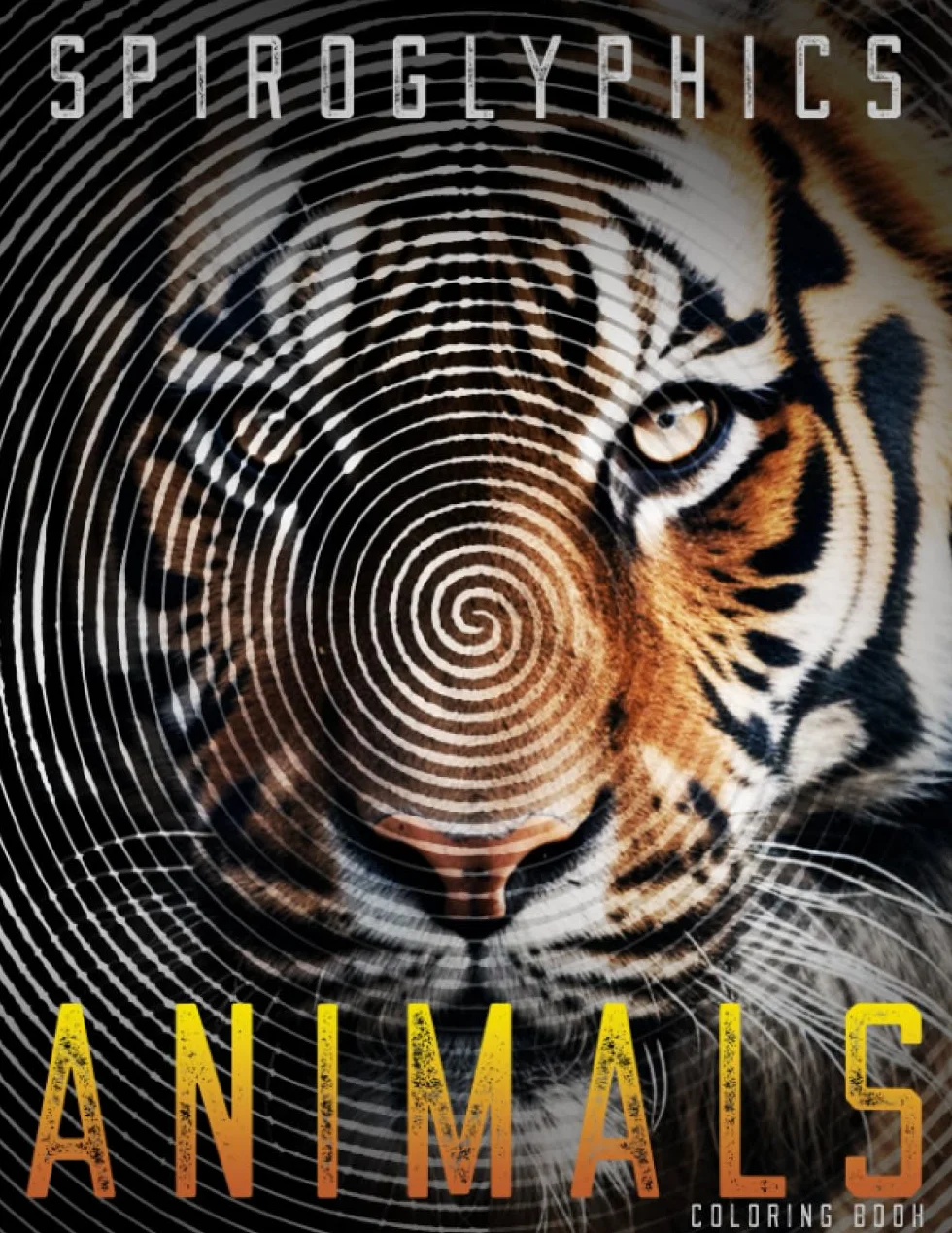 Spiroglyphics Animals Coloring Book: Unlock the Wild With These 25 Spiral Animal Designs For Adults And Teens. Intricate Line Art Patterns and Unique ... Lion, Elephant, Tiger, Owl and Many More.