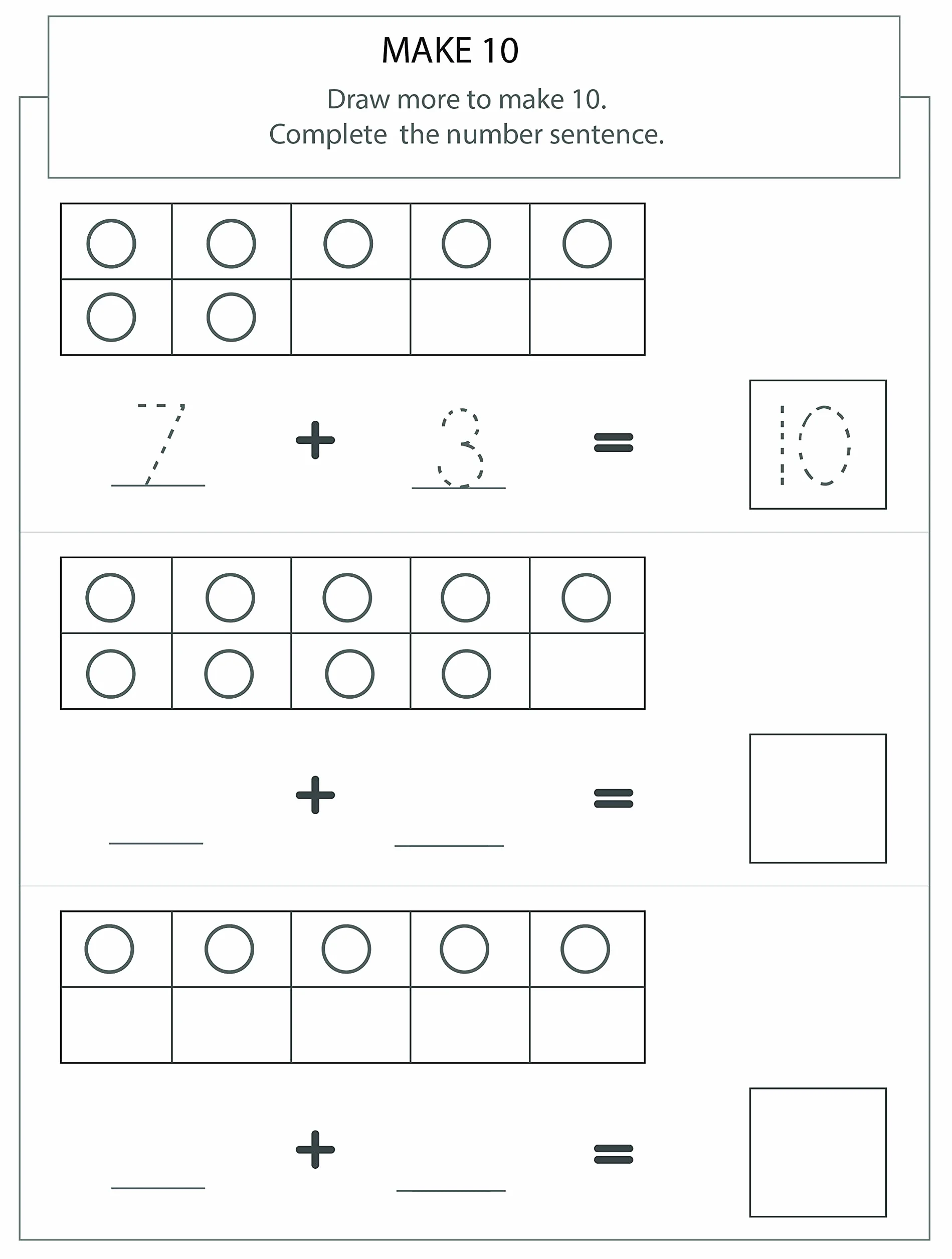 Kindergarten Math Workbook: Practice Number Addition, Subtraction, Measurement, Shapes, Time and Money
