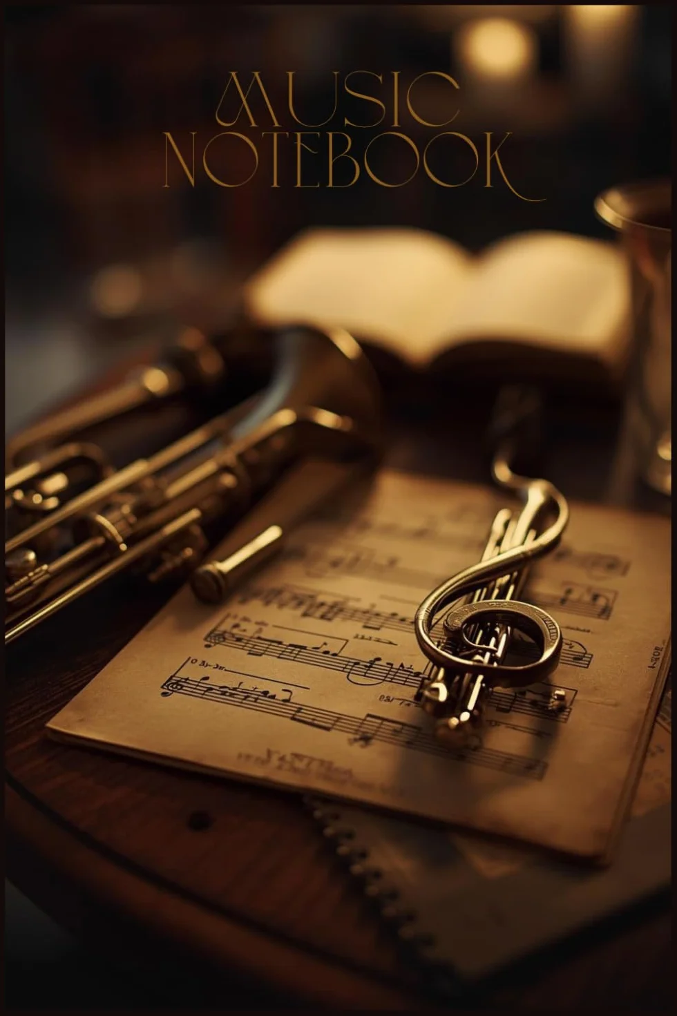 Music Notebook: 6 x 9 Inch Music Staff Notebook for Musicians, Students & Composers | 90 Pages | Paperback