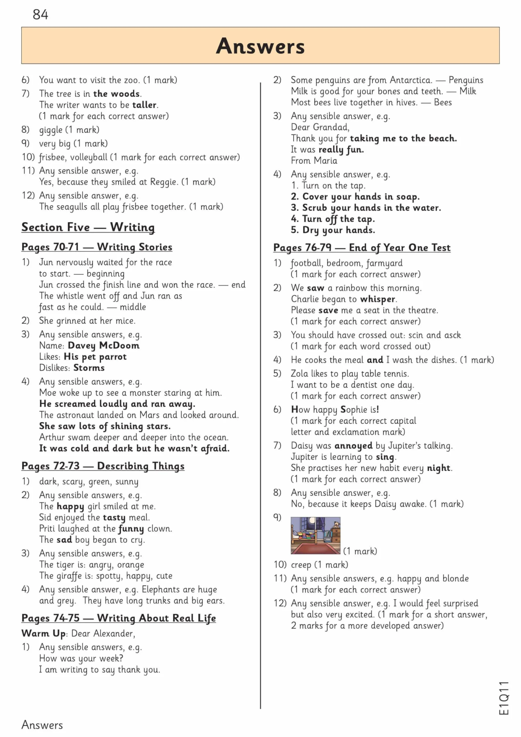 KS1 English Year 1 Targeted Question Book