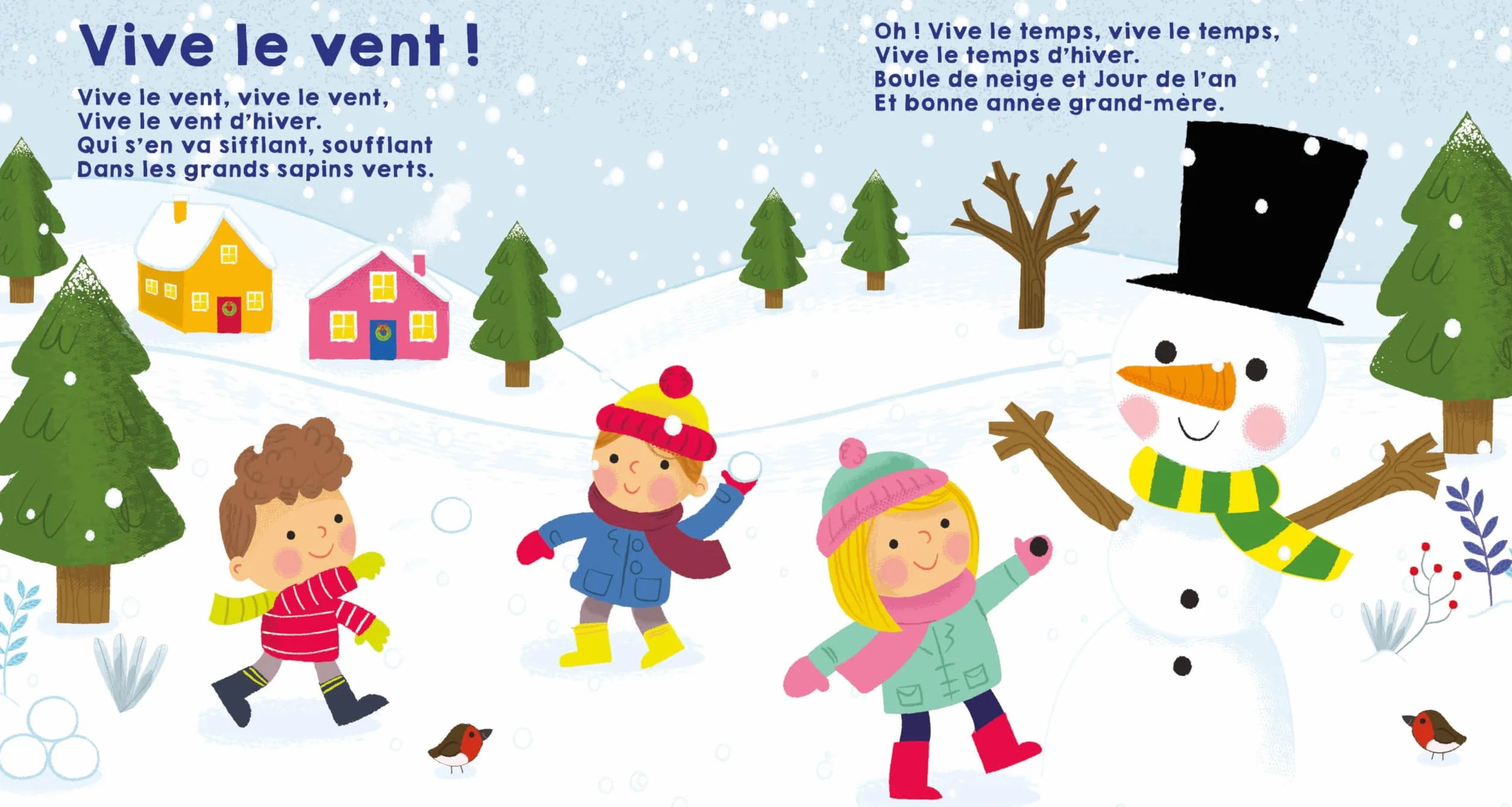 Mes premières comptines de Noël à toucher: Livre sonore bébé à toucher dès 6 mois avec grandes piles AAA alcalines incluses