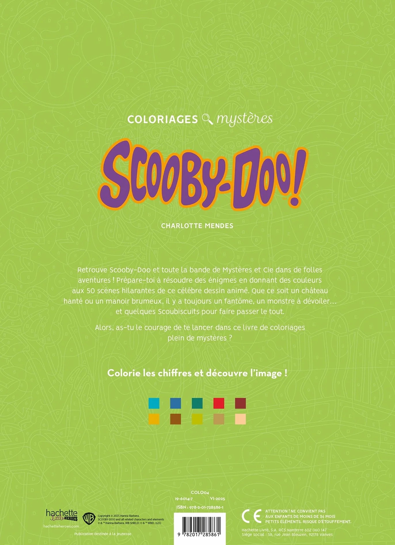 Coloriages mystères - Scooby-Doo