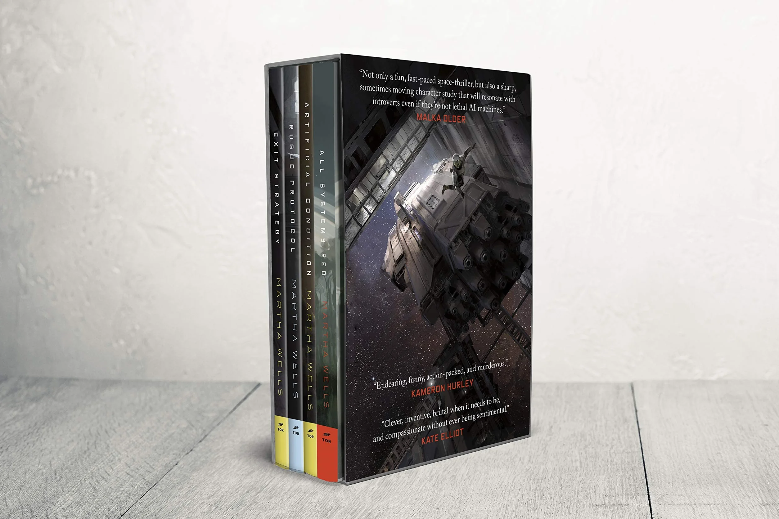 The Murderbot Diaries: All Systems Red, Artificial Condition, Rogue Protocol, Exit Strategy