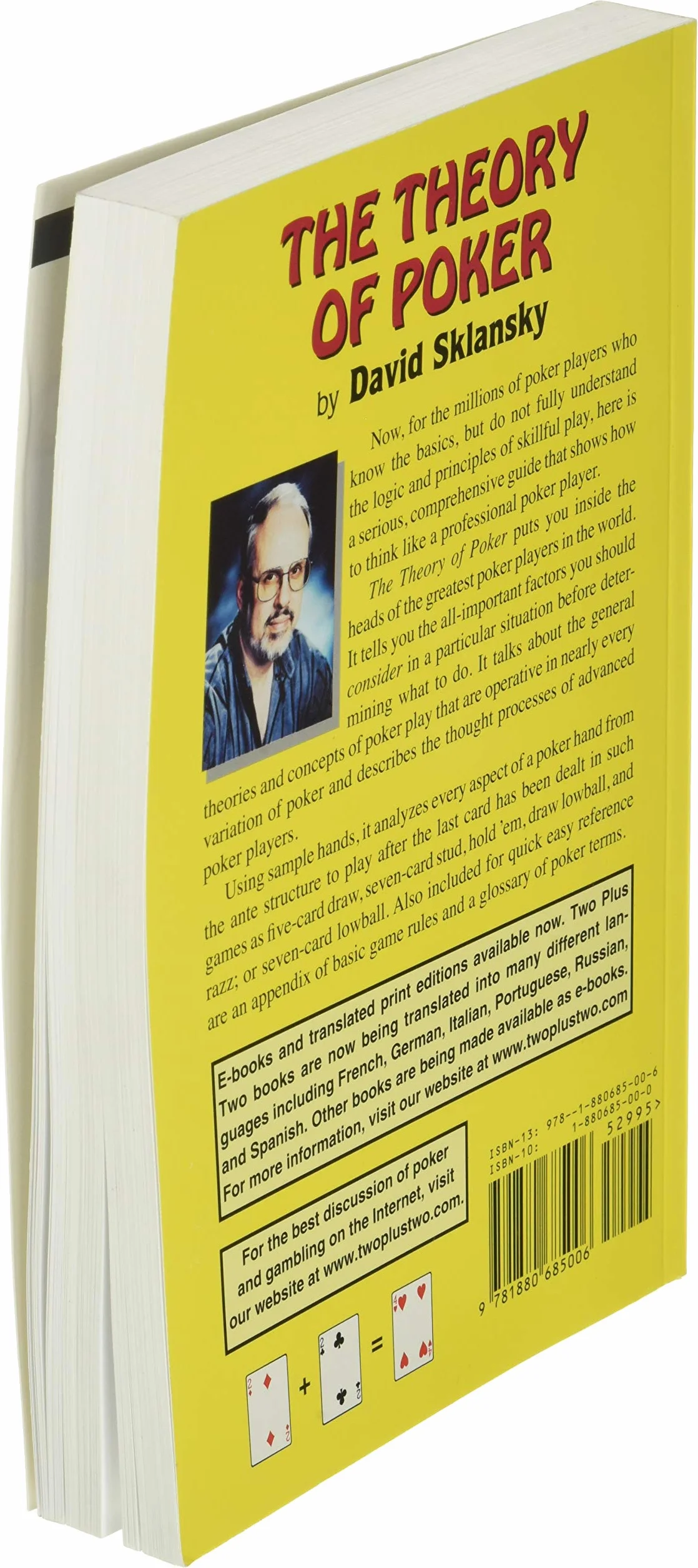 The Theory of Poker: A Professional Poker Player Teaches You How To Think Like One