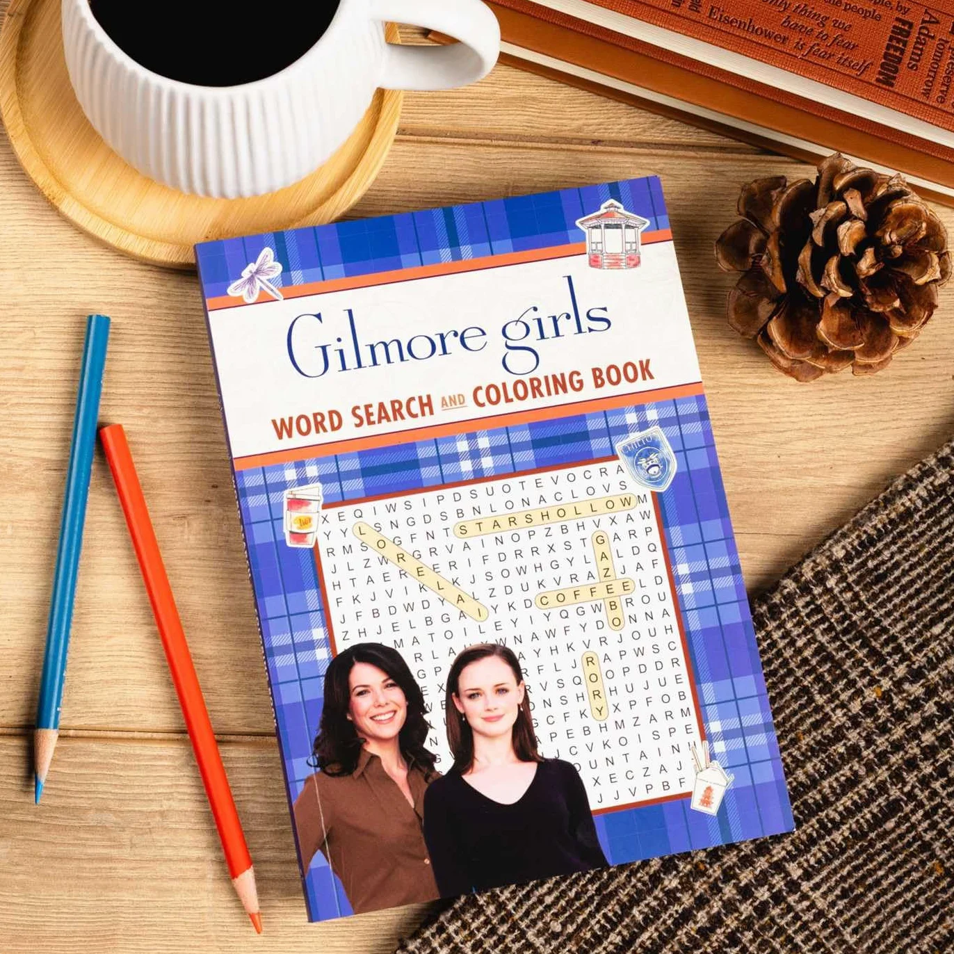 Gilmore Girls Word Search and Coloring Book