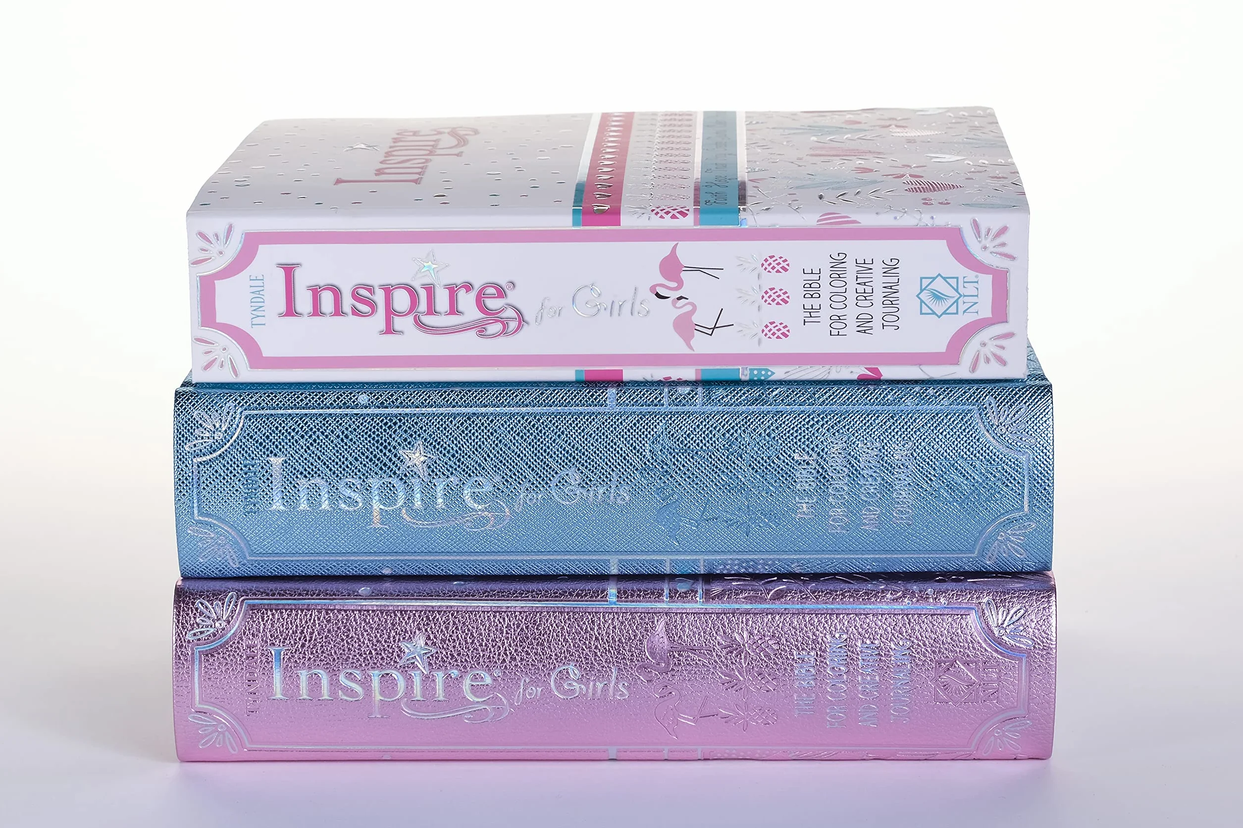 Inspire Bible for Girls NLT: New Living Translation, The Bible for Coloring & Creative Journaling