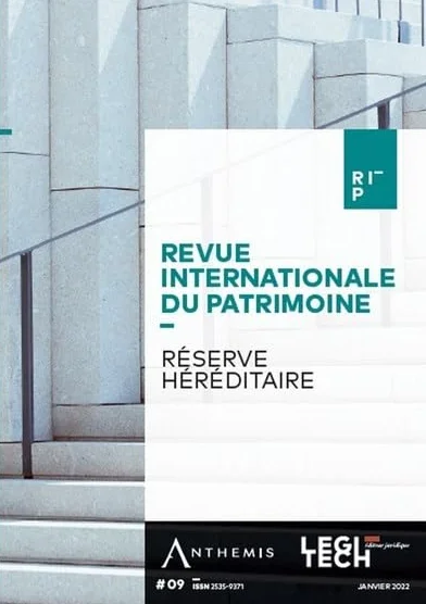 Réserve héréditaire: Tome 9 RESERVE HEREDITAIRE