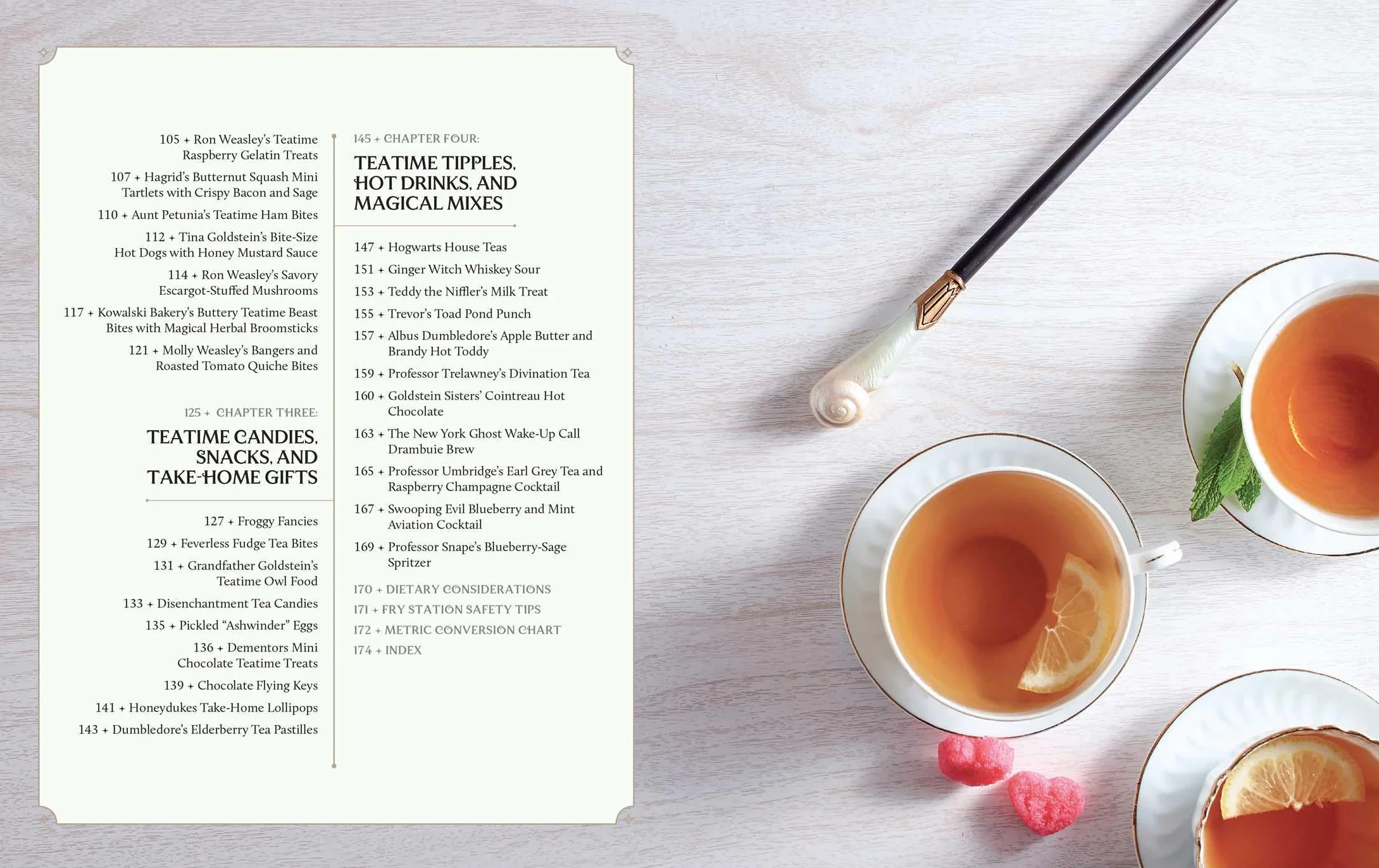 Harry Potter: Afternoon Tea Magic: Official Snacks, Sips, and Sweets Inspired by the Wizarding World